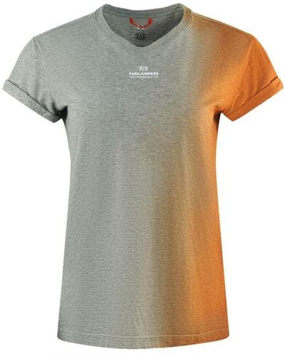 Parajumpers Shaded Tee Orange & Grey Shaded T-shirt - Grijs