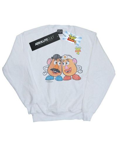 Disney Toy Story 4 Mr And Mrs Potato Head Sweatshirt () - White