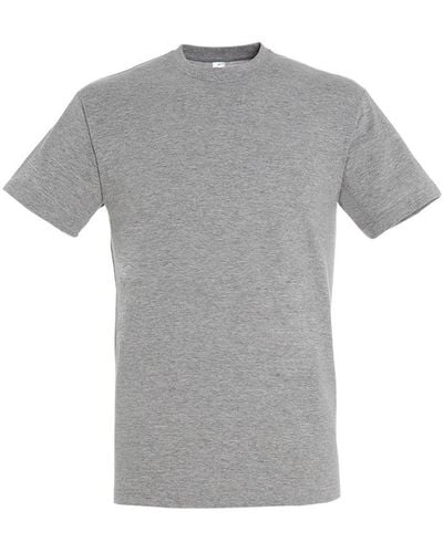Sol's Regent T-shirt Met Korte Mouwen (grijze Mergel) - Grijs