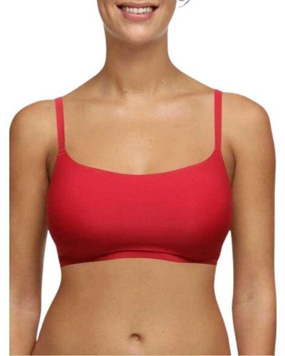 Chantelle Softstretch Padded Bralette Lace - Red