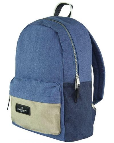 Hackett Canvas Backpack - Blue