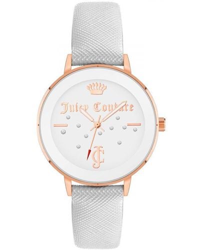 Juicy Couture Watch Jc/1264rgwt - Wit