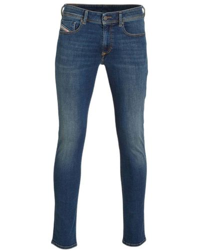 DIESEL Skinny Fit Jeans Sleenker Blauw