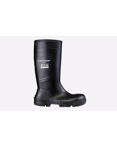 Dunlop Work-It Full Safety Waterproof Wellington - Black