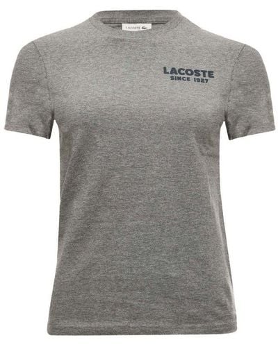 Lacoste Womenss T-Shirt - Grey