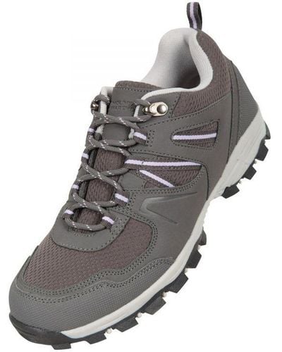 Mountain Warehouse Ladies Mcleod Wide Walking Shoes () - Grey