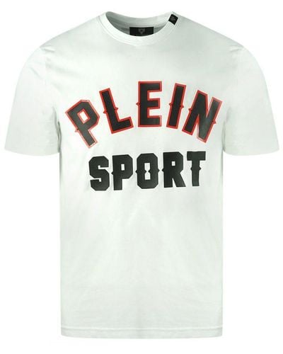Philipp Plein Block Logo T-Shirt Cotton - White