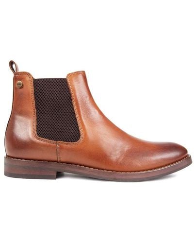 Sole Agnew Chelsea Boots - Brown