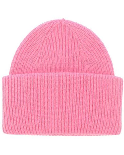 COLORFUL STANDARD Accessories Merino Wool Beanie - Pink