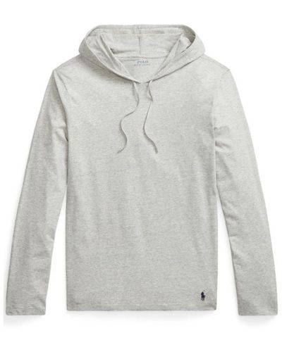 Polo Ralph Lauren Cotton Jersey T-Shirt Hoodie - Grey