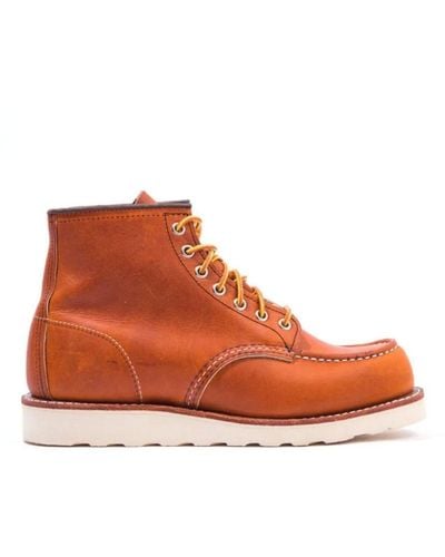 Red Wing Wing 875 Classic Moc Toe Leather Boots - Brown