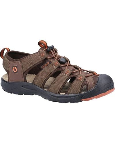 Cotswold Marshfield Recycled Sandals () - Brown