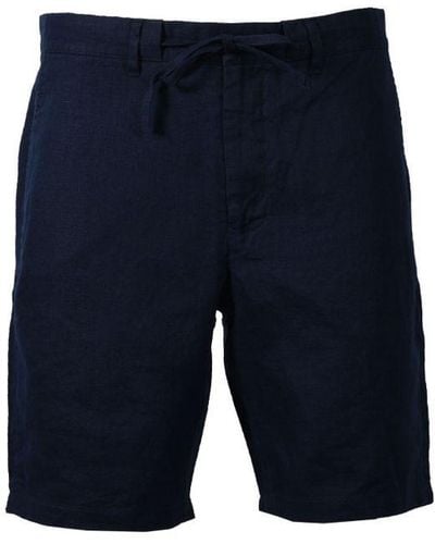 GANT Relaxed Linen Ds Shorts Marine - Blue