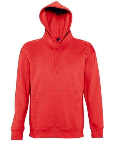 Sol's Slam Hooded Sweatshirt / Hoodie () - Red
