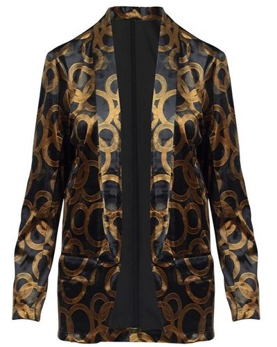 Anonyme Designers Velvet Circle Giulia Jacket - Black