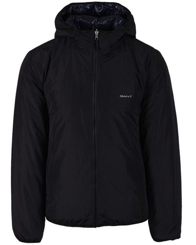 GANT Reversible Hooded Jacket - Black