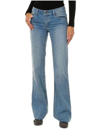 Armani Long Trousers Jeans Cotton - Blue