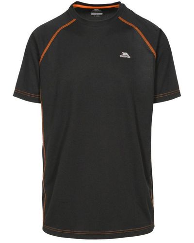 Trespass Ethen Short Sleeve Active T-Shirt - Black