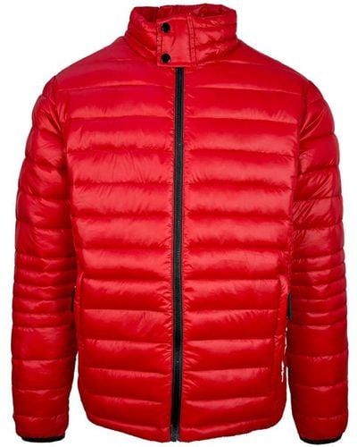 Philipp Plein Plain Padded Jacket - Red