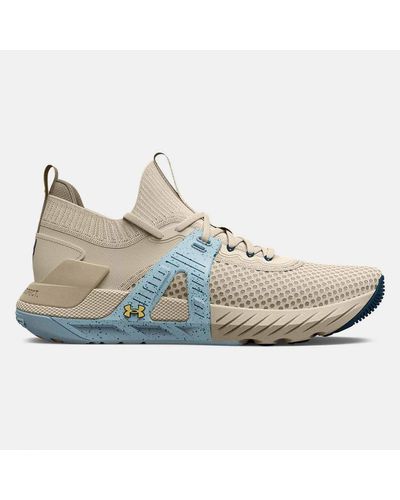 Under Armour Project Rock 4 Team Trainers - Natural