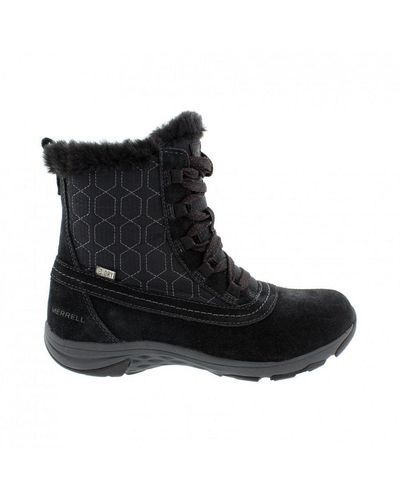 Merrell Ryeland Mid Polar Waterproof Boots Leather - Black