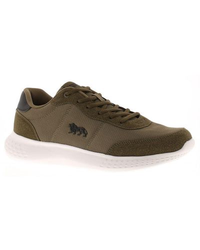 Lonsdale London Trainers Kinross Lace Up - Green