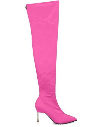 Kurt Geiger Barbican Otk Boots Fabric - Pink