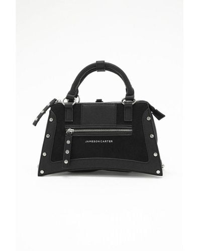 Jameson Carter Riya Multi-Way Bag With Stud Details - Black