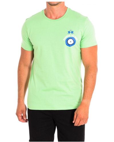 La Martina Short Sleeve T-Shirt Tmr606-Js354 - Green