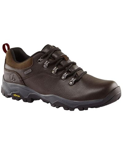 Craghoppers Kiwi Lite Leather Hiking Shoes (Mocha) - Brown