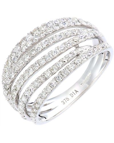 DIAMANT L'ÉTERNEL 9ct Witgouden Ring Met 0,8ct Diamant