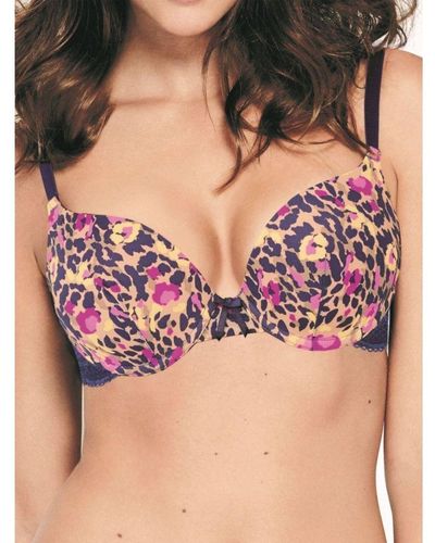 Wonderbra Wild Flowers T-Shirt Bra French Riviera - Purple