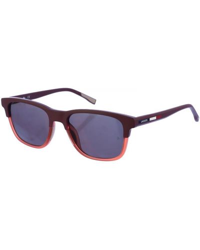 Lacoste Square Shaped Acetate Sunglasses L607Snd - Blue