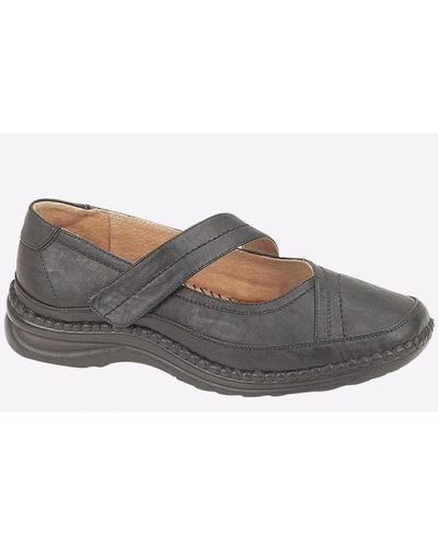 Boulevard Genesis Wide Fit Shoes - Grey
