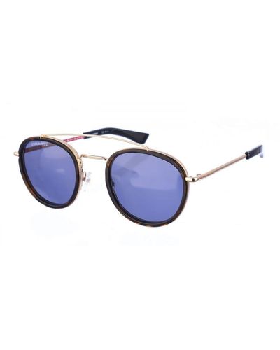 DSquared² Acetate And Metal Sunglasses With Oval Shape D20011S - Blue