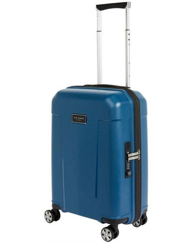 Ted Baker Travb Flying Colours Blue Cabin Trolley Suitcase