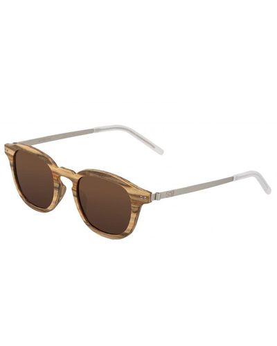 Earth Wood Kavaja Polarized Sunglasses - White