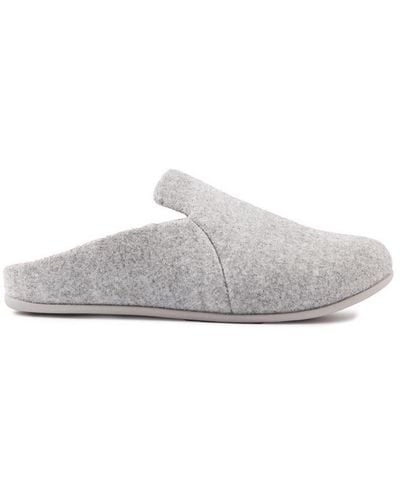 Fitflop Chrissie Felt Slippers - Wit