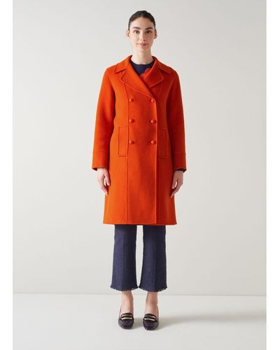 LK Bennett Greta Coats,orange - Red