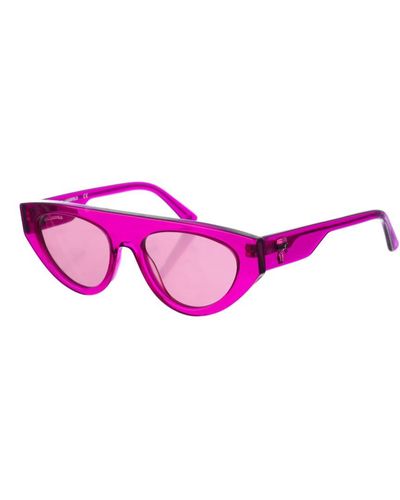 Karl Lagerfeld Acetaat Zonnebril Met Ovale Vorm Kl6043s - Roze