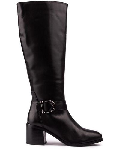 Sole Ginny Knee High Boots - Black