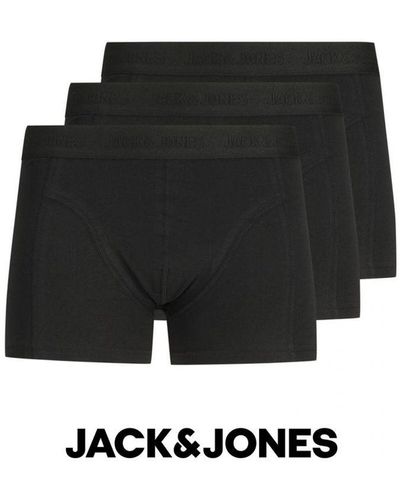 Jack & Jones Underwear Big & Tall Pack Of 3 - Black