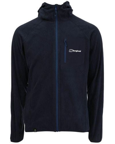 Berghaus Men's Kedron Eco Hooded Fleece Jacket In Dark Blue - Blauw
