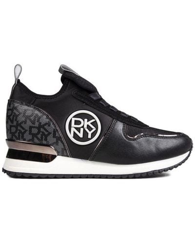 DKNY Sabatini-sneakers Met Veters - Zwart