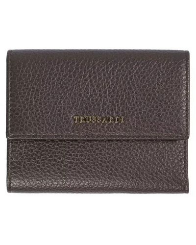Trussardi Leather Wallet - Brown