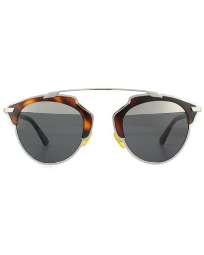 Dior Sunglasses So Real Aoo Md Tortoise And Mirror - Grey