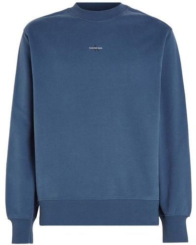 Calvin Klein Sweater Aegean Sea - Blauw