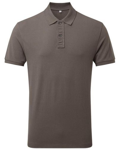 Asquith & Fox Infinity Stretch Polo Shirt (Slate) - Grey