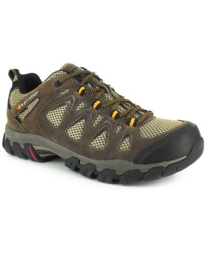 Karrimor Walking Shoes Trainers Aerator Lace Up Taupe - Green