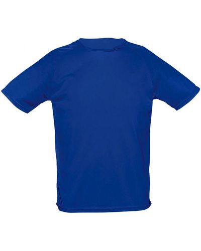 Sol's Sporty Short Sleeve Performance T-Shirt (Royal) - Blue